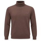 Logo Turtleneck in Brown