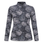 Peony Mock Neck