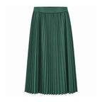 Pleated Skirt in Emerald