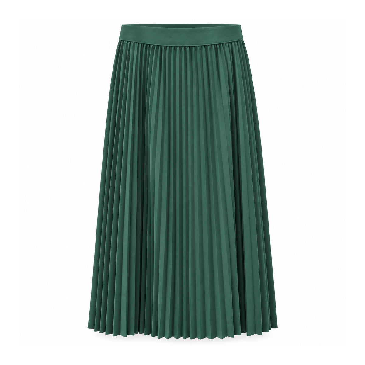 Pleated Skirt in Emerald