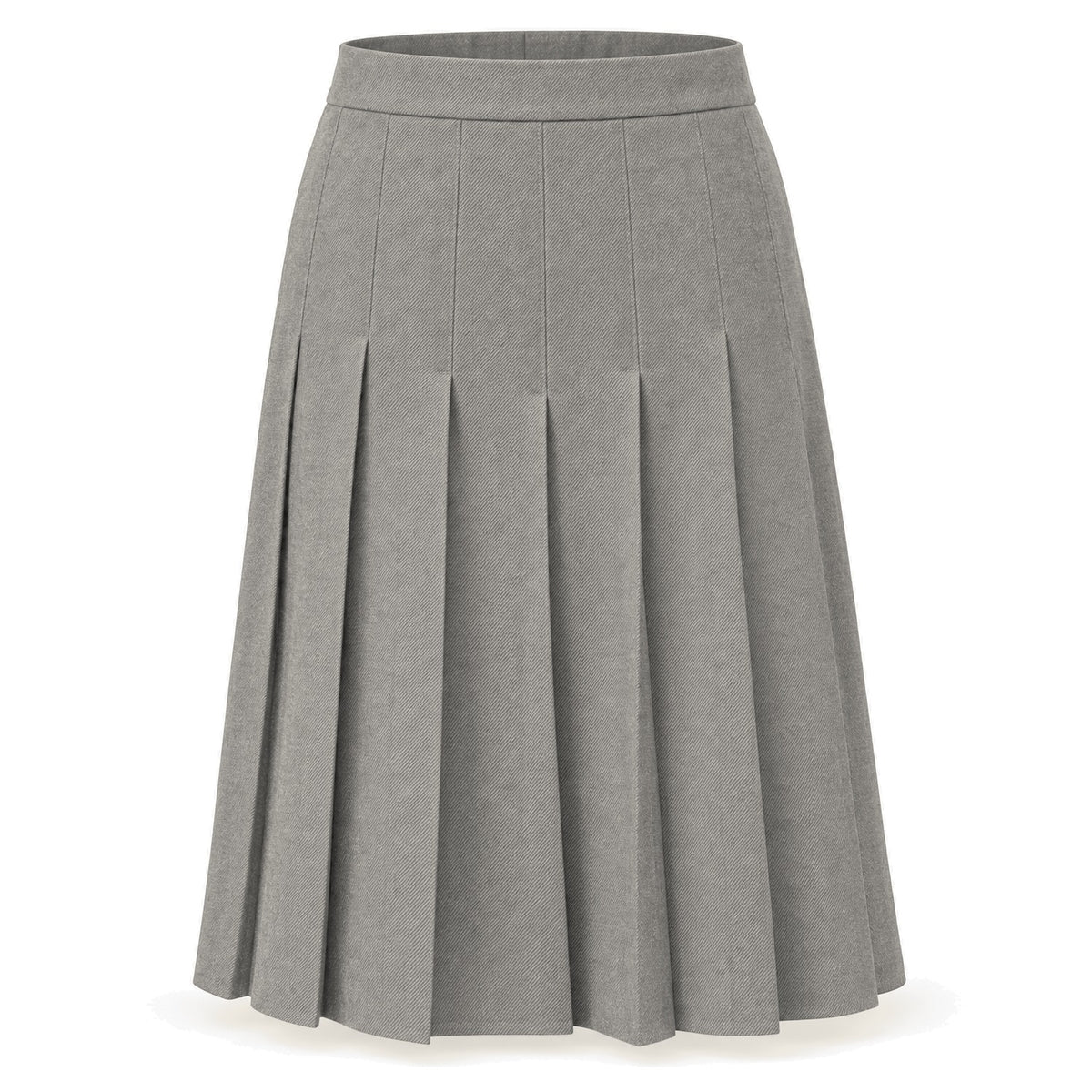 Pleated Skirt in Grey