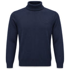 Logo Turtleneck in Navy