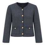 Navy Tweed Jacket