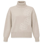 Oatmeal Rose Turtleneck