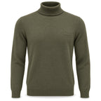 Logo Turtleneck in Olive