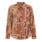Rust Paisley Blouse flat